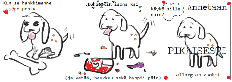 Ei kai teid&auml;n koirallenne k&auml;y n&auml;in?